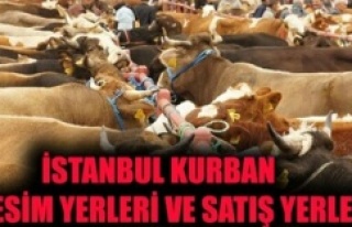 İstanbul kurban satış ve kesim yerleri