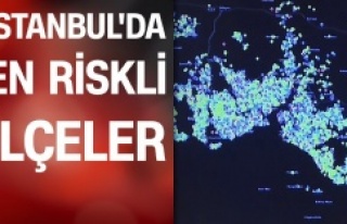 İstanbul'un 5 ilçesi alarm veriyor