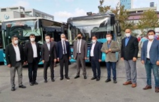 Ataşehir'de Özel Halk Otobüsleri korona virüse...
