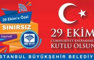 İBB’DEN CUMHURİYET BAYRAMINDA SINIRSIZ İNTERNET