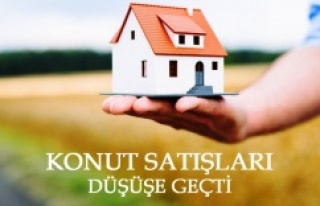 KONUT SATIŞLARI DÜŞÜŞE GEÇTİ