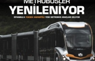 METROBÜS ARAÇLARI YENİLENİYOR