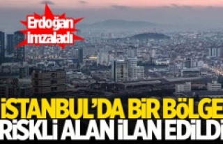 İstanbul'da bir bölge daha 'riskli alan'...