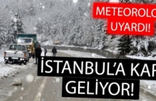 İstanbul'a kar uyarısı!