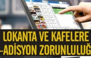 e-adisyon zorunluluğu getirildi