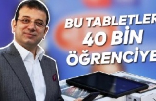 İMAMOĞLU: 40 BIN TABLET ÖĞRENCİLERE ULAŞTIRILACAK