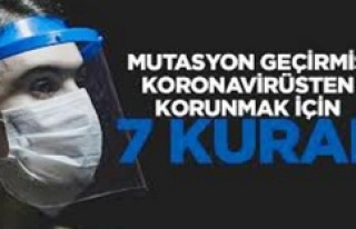 MUTASYON GEÇİRMİŞ KORONAVİRÜSTEN KORUNMAK İÇİN...