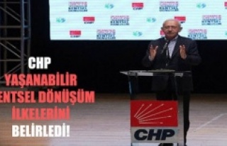 CHP’NİN KENTSEL DÖNÜŞÜM İLKELERİ AÇIKLANDI