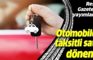 Otomobilde taksitli satış dönemi başladı