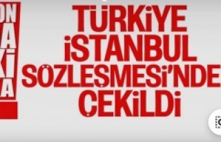 Türkiye İstanbul Sözleşmesi'nden Ayrıldı