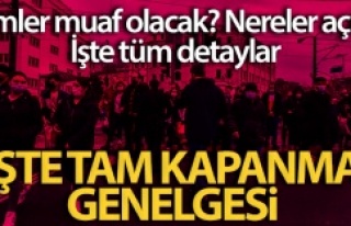 İçişleri Bakanlığı'ndan "Tam Kapanma...