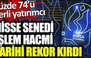 Hisse Senedi İşlem Hacmi Rekor Kırdı