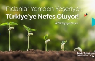 Türk Telekom’dan 100 bin fidan 