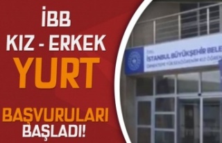 İBB YURTLARINA BAŞVURULAR BAŞLADI