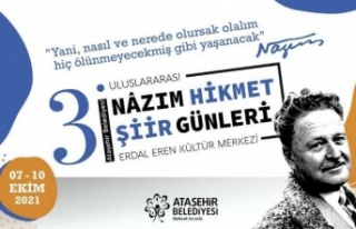 ULUSLARARASI NÂZIM HİKMET ŞİİR GÜNLERİ ATAŞEHİR’DE...