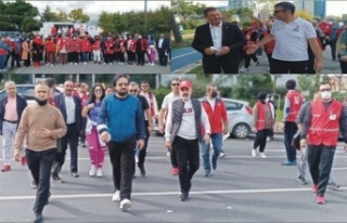 Ataşehir'de farkındalık yürüyüşü düzenlendi