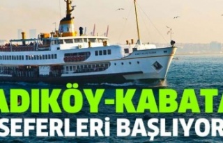 Kadıköy-Kabataş hattında yeni seferler başlatıyor.
