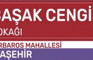 BAŞAK CENGİZ’İN ADI ATAŞEHİR’DEKİ SOKAĞA...