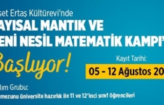 EZBERLERİ BOZAN YENİ NESİL MATEMATİK KAMPI ÖĞRENCİLERİNİ...