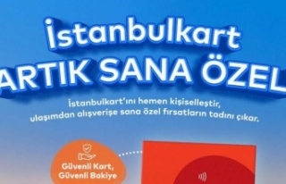 İSTANBULKART ARTIK KİŞİYE ÖZEL 