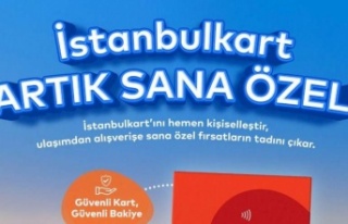 İSTANBULKART ARTIK KİŞİYE ÖZEL 