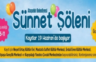 ATAŞEHİR’DE SÜNNET KAYITLARI 19 HAZİRAN’DA...