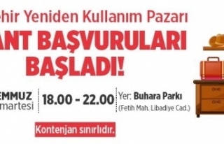 ATAŞEHİR YENİDEN KULLANIM PAZARI YAZ BOYUNCA PARKLARDA...