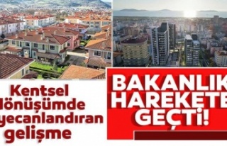 İstanbul'da kentsel dönüşüm çalışmalarında...