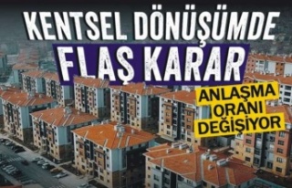 Kentsel dönüşümde yeni sistem!  'Yüzde...