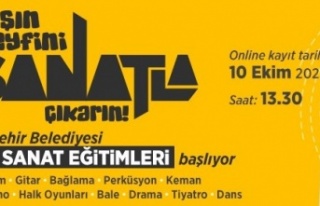 KIŞ SANAT OKULLARI İÇİN KAYITLAR 10 EKİM’DE...