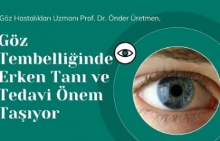 Göz Tembelliğinde Erken Tanı ve Tedavi Önem Taşıyor