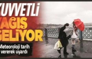 İstanbul için Çok Kuvvetli Yağış Geliyor!