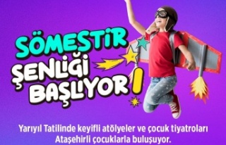 ATAŞEHİRLİ ÇOCUKLAR YARIYIL TATİLİNİN TADINI...