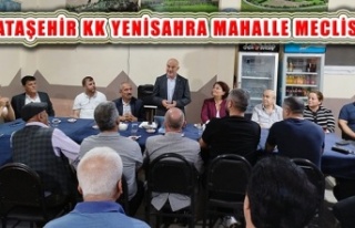 Ataşehir Kent Konseyi Yenisahra Mahalle Meclisi toplantısı...