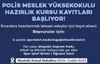 ATAŞEHİR BELEDİYESİ’NDEN POLİS ADAYLARI İÇİN...