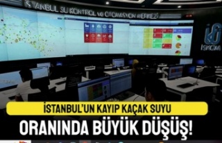 İSTANBUL’DA SU KAYIP VE KAÇAK ORANI YÜZDE 18,63’E...