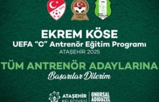 Ataşehir’de Ekrem Köse UEFA C Antrenör Kursu