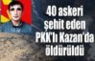 40 şehidin katili Çukurca Kazan vadisi'inde operasyonda...