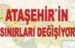 Ataşehir'in Sınırları Değişiyor