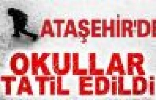 Ataşehir'de 20 Şubat Cuma günü okullar tatil edildi