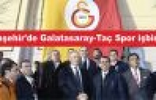 Ataşehir'de Galatasaray-Taç Spor işbirliği