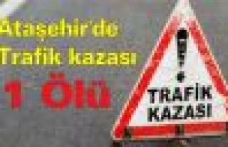  Ataşehir'de trafik kazası: 1 ölü