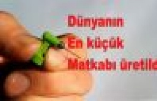 Dünyanın en küçük matkabı üretildi