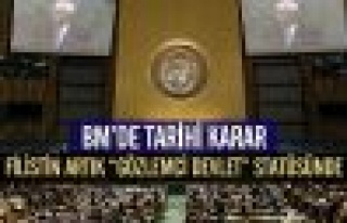 Filistin'den BM'de Tarihi Gün