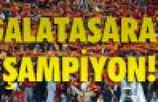 GALATASARAY ŞAMPİYON OLDU