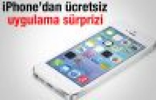   İphone’dan Ücretsiz Uygulama Sürprizi