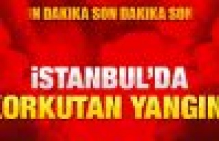 İstanbul  Dragos'ta Korkutan Yangın