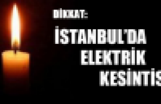 İstanbul'da Elektrik Kesintsi