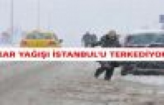 KAR YAĞIŞI İSTANBUL'U TERKEDİYOR