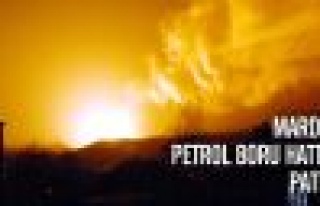 Mardin'de Petrol Boru Hattında Patlama